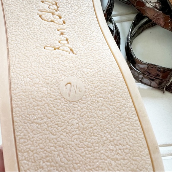 Sam Edelman Reana 3D Metallic Strappy Wedge Sandal - Picture 5 of 5